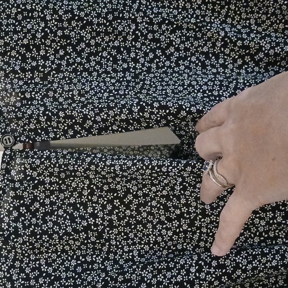 Francescas Collection, polka dot, drop cinched waist, flare mini size Medium - Picture 6 of 6